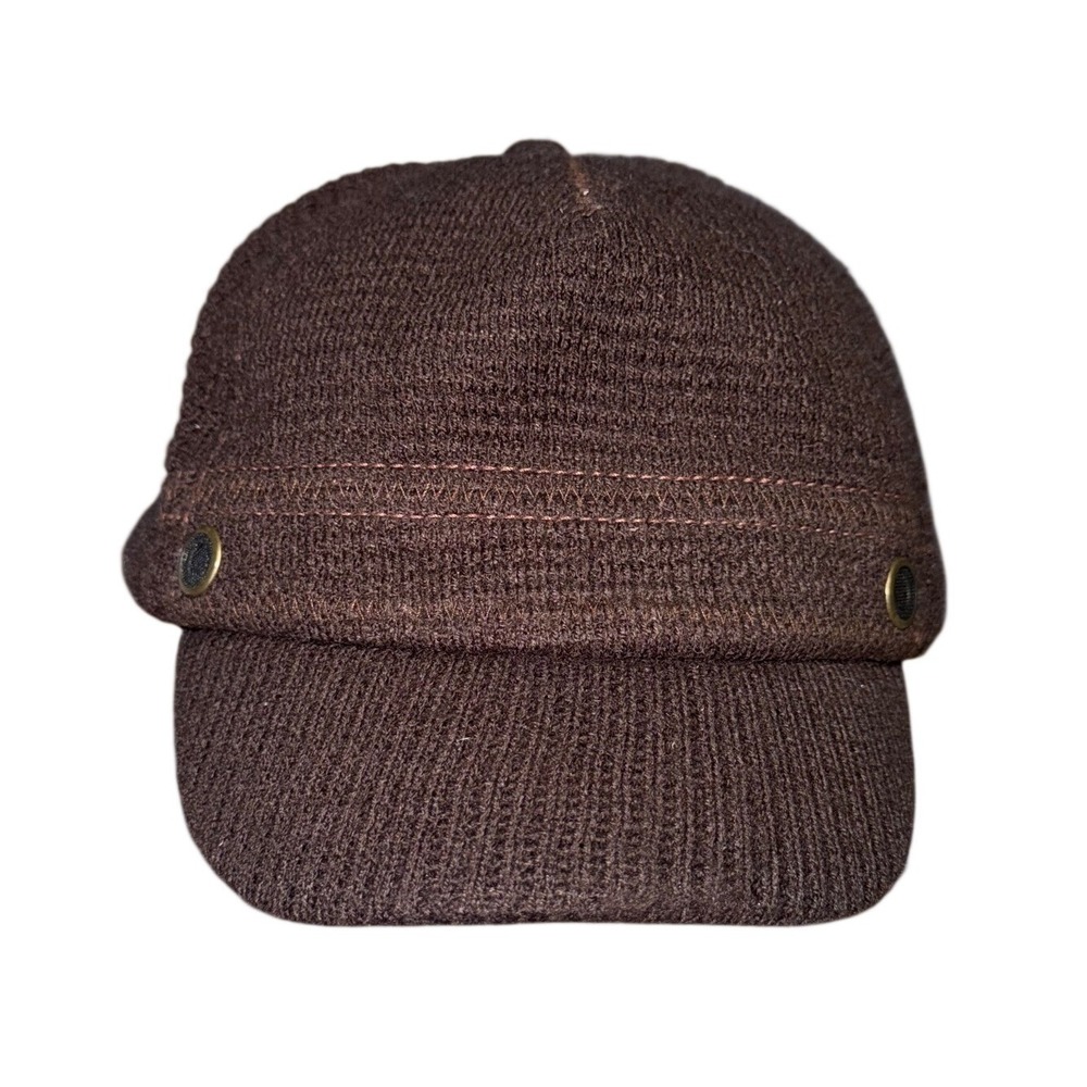 Crocs Brown Corduroy‎ Adjustable Snapback Gorpcore Cap Hat